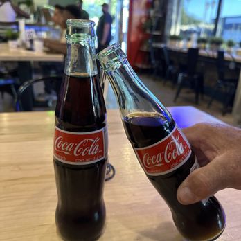 Tacos Chiwas - 2 Coca Colas waiting for the Tacos Deliciouso - Mexican Near Me - Phoenix, Arizona