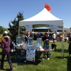 H2O Water Company - Participating on local charity run and make sure everyone is hydrated with our water delivery service.