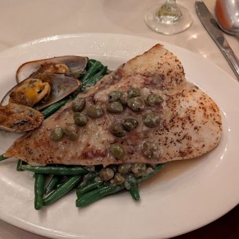 KP Sarelli’s - Cod with mussels oreganata - Italian Near Me - Bayonne, New Jersey