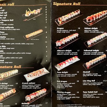 Sendo Sushi - the sushi menu - Japanese Near Me - San Jose, California