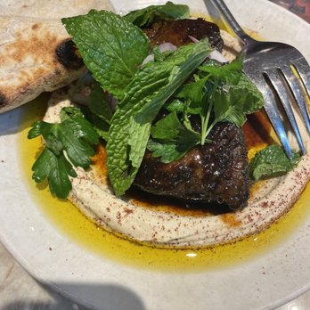 Avec River North - short rib hummus - Mediterranean Near Me - Chicago, Illinois
