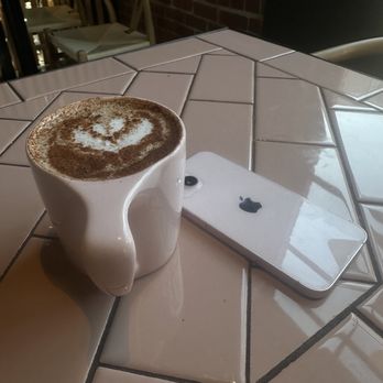 Camellia Coffee Roasters - Hot White mocha with heavy cream + cinnamon - Coffee & Tea Near Me - Sacramento, California