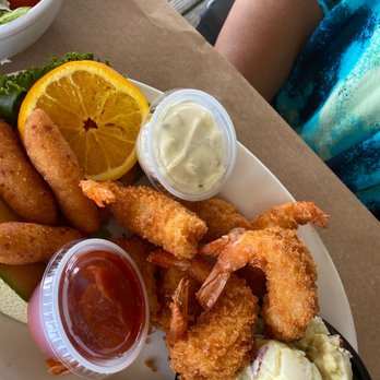 Captain Billy's Crab House - Fried shrimp and potato salad. - Seafood Near Me - Newburg, Maryland Captain Billy's Crab House - Fried shrimp and potato salad. - Seafood Near Me - Newburg, Maryland