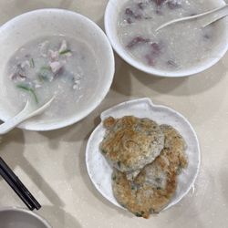 Fish and beef congee