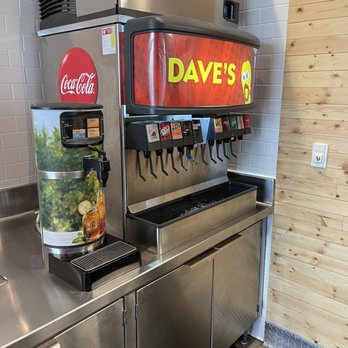 Dave's Hot Chicken - Soda machine. - Chicken Shop Near Me - El Cajon, California Dave's Hot Chicken - Soda machine. - Chicken Shop Near Me - El Cajon, California