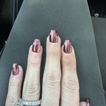The Nail Lounge and Day Spa - Linda did it again!!!! This polish is called Cat Eyes #34. They have so many amazing colors!! - Hair Salons Near Me - Pooler, Georgia The Nail Lounge and Day Spa - Linda did it again!!!! This polish is called Cat Eyes #34. They have so many amazing colors!! - Hair Salons Near Me - Pooler, Georgia