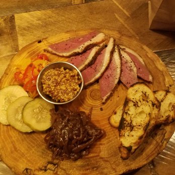 The Albion Rooms - Appetizer of pastrami duck breast - Gastropubs Near Me - Ottawa, Ontario The Albion Rooms - Appetizer of pastrami duck breast - Gastropubs Near Me - Ottawa, Ontario