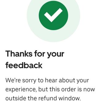 Woody's CheeseSteaks - UBER Eats telling I waited to long to complain - Sandwiches Near Me - Atlanta, Georgia Woody's CheeseSteaks - UBER Eats telling I waited to long to complain - Sandwiches Near Me - Atlanta, Georgia