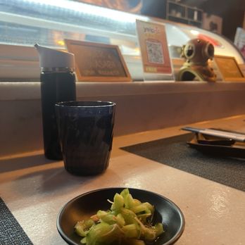 BluWave Sushi - Complimentary cucumber salad - Sushi Bars Near Me - Tampa, Florida