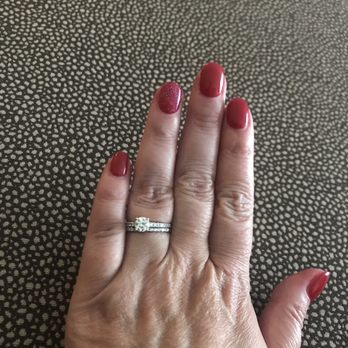 Fantasy Nail Salon & Spa - Manicure with powder dip polish. - Nail Salons Near Me - Morgantown, West Virginia