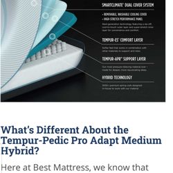 Tempur-Pedic - What "tempur-pedic " says it looks like under... doesn't look the same to me....very disappointed.
