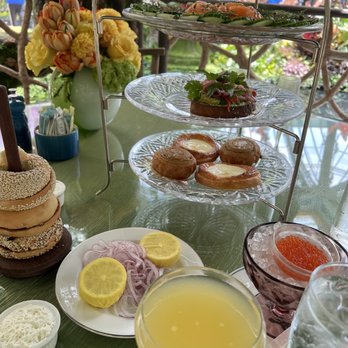 Sadelle's - The food tower that comes with the Garden Table set menu, alongside the mimosas. - Breakfast & Brunch Near Me - Las Vegas, Nevada Sadelle's - The food tower that comes with the Garden Table set menu, alongside the mimosas. - Breakfast & Brunch Near Me - Las Vegas, Nevada