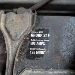 AutoZone - Old Battery Top
