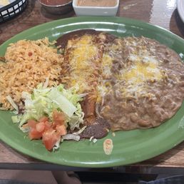 Enchilada plate