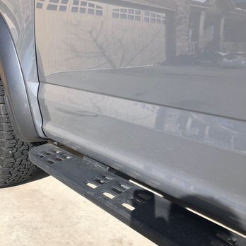 DentPros - Ford Raptor Aluminum Left front Door After - Body Shops Near Me - Denver, Colorado DentPros - Ford Raptor Aluminum Left front Door After - Body Shops Near Me - Denver, Colorado