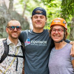 Equinox Guiding Service - Family rock climbing maine