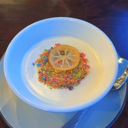Fruity Pebbles panna cotta Fruity Pebbles panna cotta