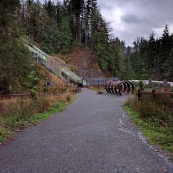 Snoqualmie Falls - The path to the lower observation boardwalk - Parks Near Me - Snoqualmie, Washington
