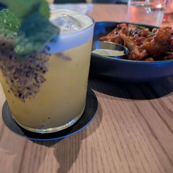 JOEY Aventura - Spicy passion fruit margarita and Korean fried cauliflower - Steakhouses Near Me - Miami, Florida