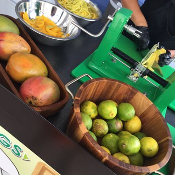 Green Mango - a variety of mangoes on display - Juice Bars & Smoothies Near Me - Lutz, Florida