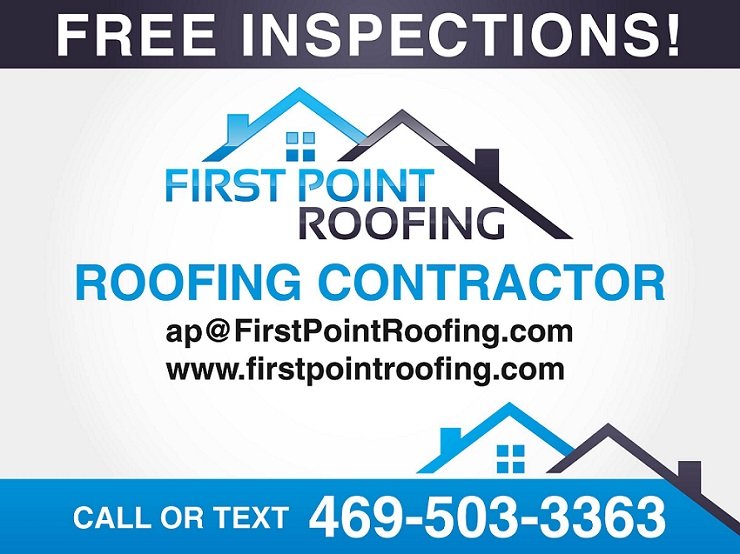 Slide of First Point Roofing