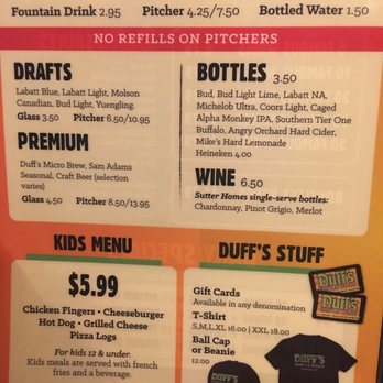 Duff's Famous Wings - American Near Me - Amherst, New York Duff's Famous Wings - American Near Me - Amherst, New York