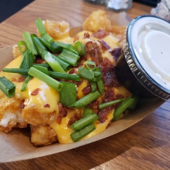 The Biscuit Bar - Loaded tots, no sour cream - New American Near Me - Ft. Worth, Texas The Biscuit Bar - Loaded tots, no sour cream - New American Near Me - Ft. Worth, Texas