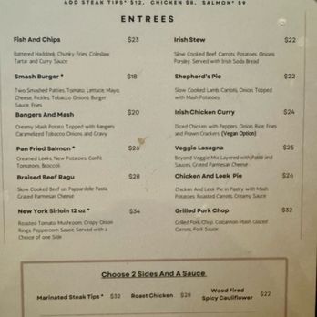 McGonagle’s - Menu - Irish Pub Near Me - Boston, Massachusetts