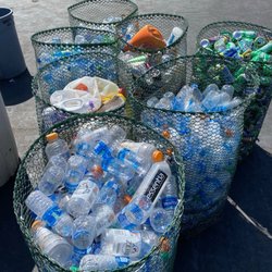 W and W Recycling Center - Bags of bottles and cans