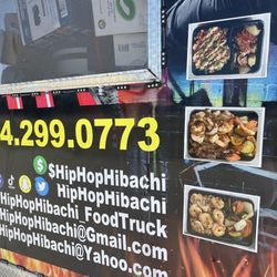 HipHop Hibachi - The outside of the Food Truck