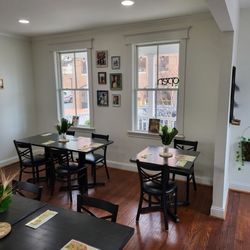 Let's Break Bread Home Cooking and Catering - These are the window seats inside.