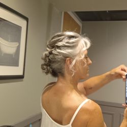 Incentives Organic Spa & Salon - My updo for the wedding