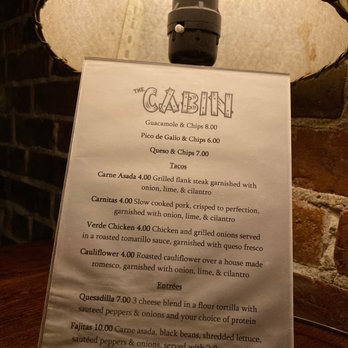 The Cabin - Menu - Bars Near Me - Bellingham, Washington The Cabin - Menu - Bars Near Me - Bellingham, Washington