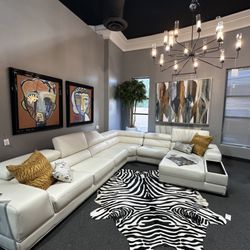 Avery Lane - Leather sectional