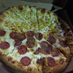 Domino's Pizza - Pineapple and pepperoni!