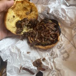 Look at this goofy buns ahh wanna be thicc brisket boi