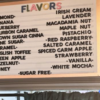 Tamp & Grind Coffee Shop - Flavors - Coffee & Tea Near Me - Alexandria, Louisiana Tamp & Grind Coffee Shop - Flavors - Coffee & Tea Near Me - Alexandria, Louisiana