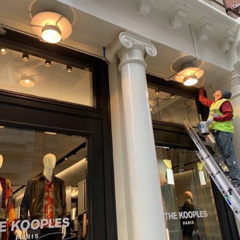 AZ Projects - *After, exterior iron facade & columns repair and painting downtown NYC - Painters Near Me