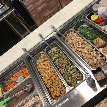 Salad Sensations - Protein options: Shrimp, ahi poké, shrimp salad, chipotle chicken, pesto chicken, roasted chicken, salmon... - Salad Near Me - Bakersfield, California Salad Sensations - Protein options: Shrimp, ahi poké, shrimp salad, chipotle chicken, pesto chicken, roasted chicken, salmon... - Salad Near Me - Bakersfield, California
