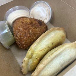 Potato Ball, Baked Beef Empanada