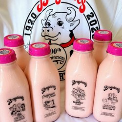 Broguiere's Dairy - Pink cows?