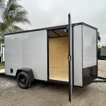 Aplus Trailers - 6x12 single axle enclosed cargo trailer - Trailer Dealers Near Me - Southwest Ranches, Florida