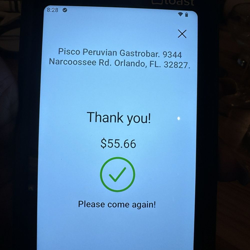 Pisco Peruvian Gastrobar - Total for one - Peruvian Near Me - Orlando, Florida
