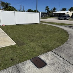 Ocean View Lawn Service - New sod installed
