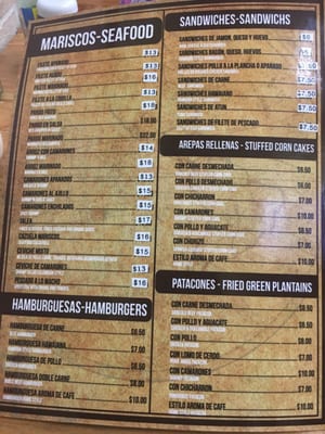 Menu photo 2 Aroma de Cafe Antojitos Passaic, NJ Menu photo 2 Aroma de Cafe Antojitos Passaic, NJ