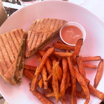 Mad Moose Cafe - Turkey Pesto with Sweet Potato Fries. - Cafes Near Me - Eden, Utah Mad Moose Cafe - Turkey Pesto with Sweet Potato Fries. - Cafes Near Me - Eden, Utah