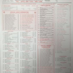 Chan Fu - Menu