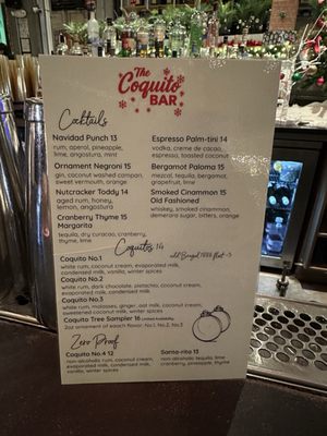 Menu photo 3 Coquito Bar Washington, DC, DC