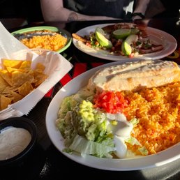 plates of mexican food on a table plates of mexican food on a table