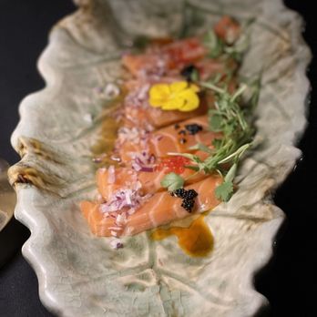 Kaviar Restaurants - Pasadena - Salmon Carpaccio  @dangit.all - Sushi Bars Near Me - Pasadena, California